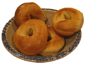 home-made bagels