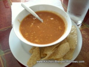 soup made in a blender