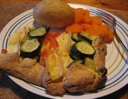 Brie and Zucchini Pie