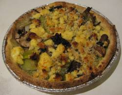 Mushroom and Blue Cheese Flan