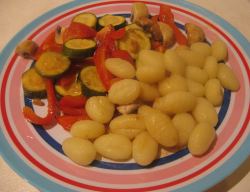 Gnocchi di Patate with Roasted Vegetables